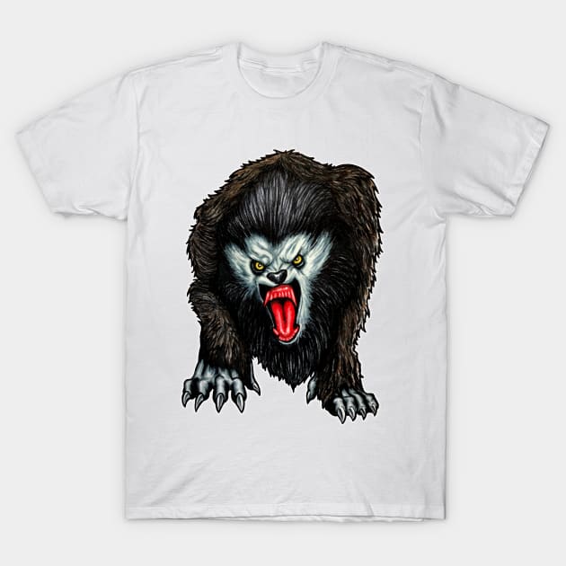 werewolf from london T-Shirt by sapanaentertainment